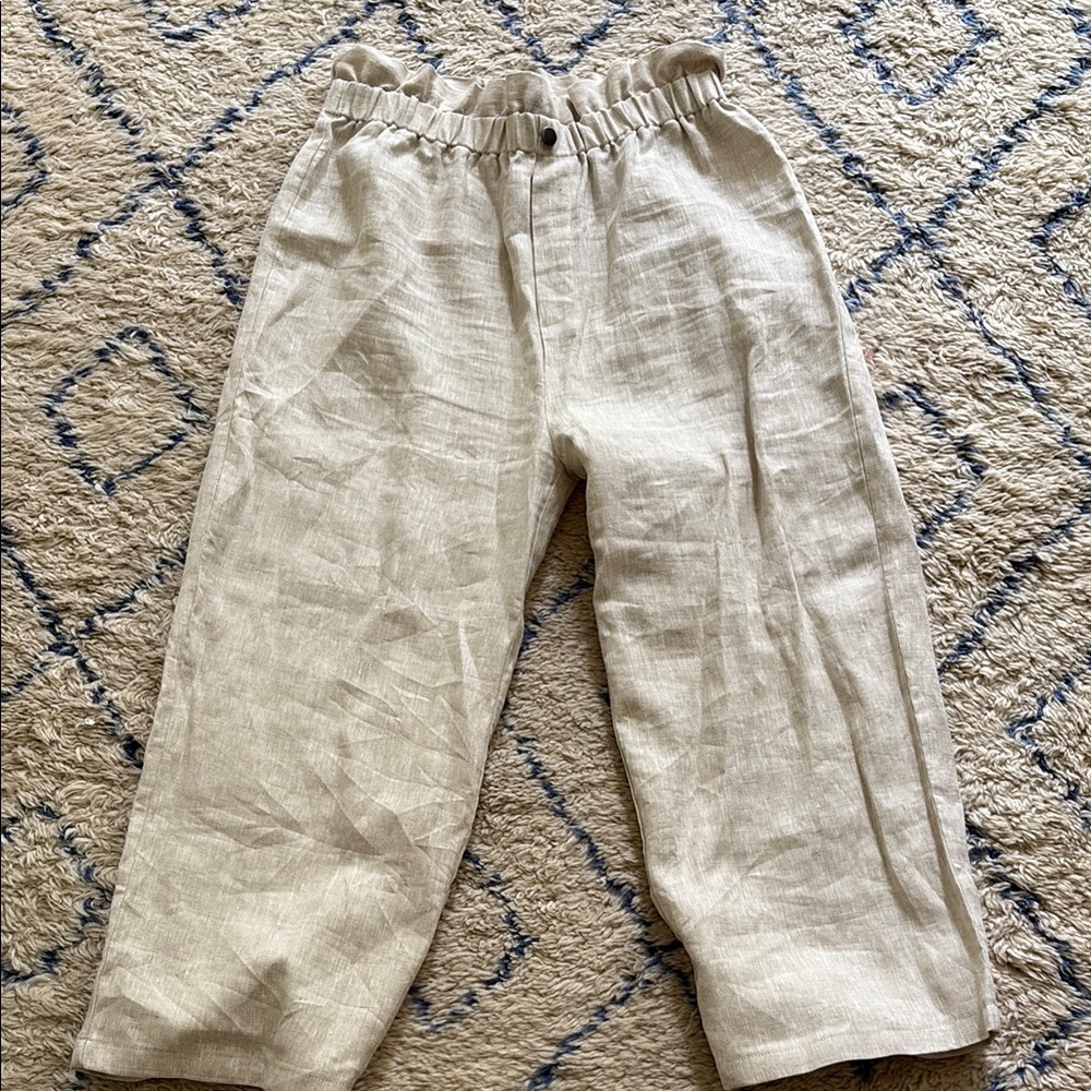 Reformation Finn high waisted Linen Pant - Picture 4 of 5